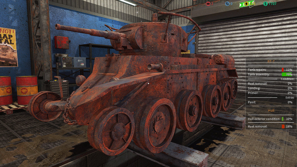 Tank Mechanic Simulator - First Supply DLC - PC (Steam) — screenshot 2