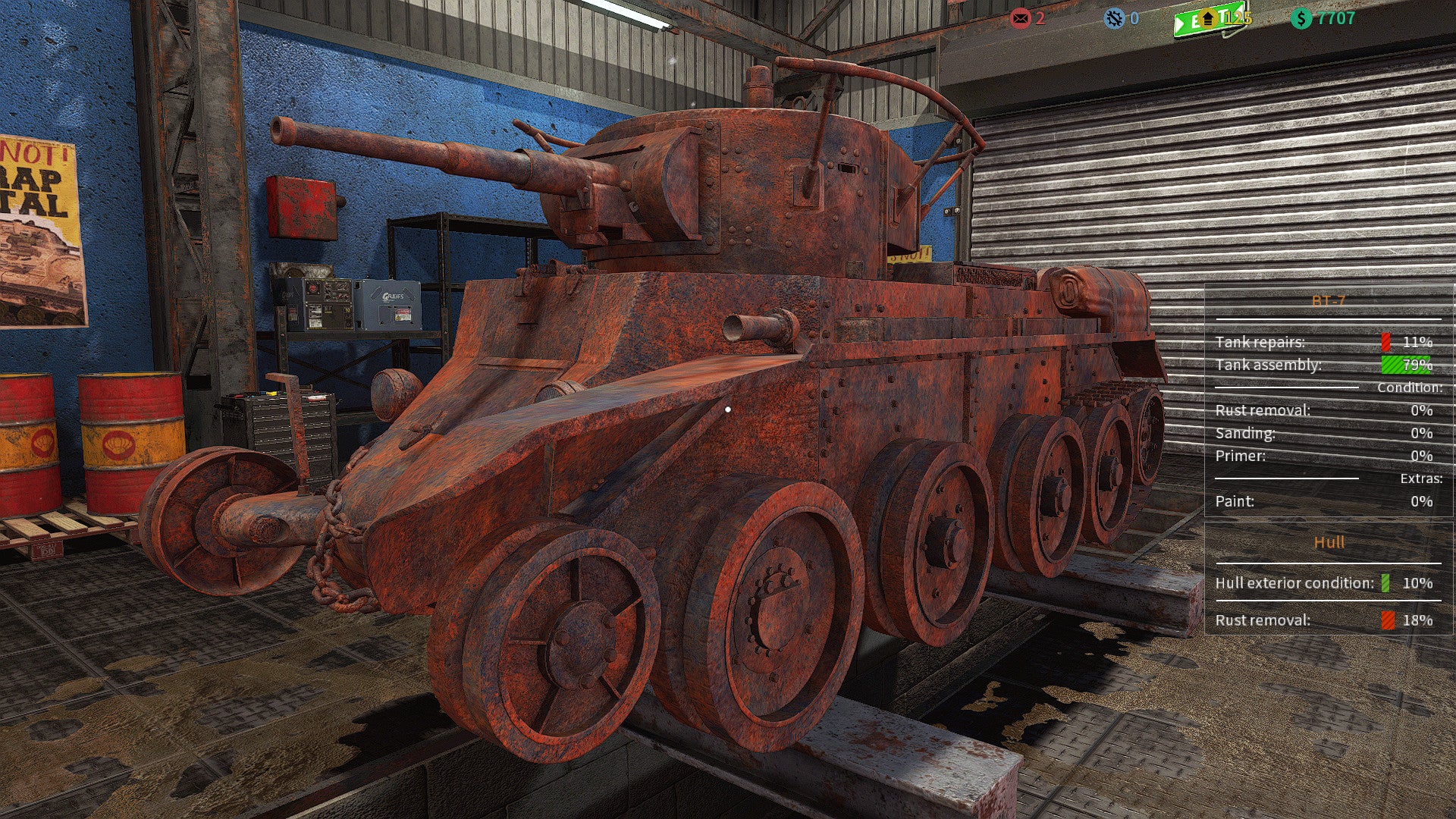 Tank Mechanic Simulator - First Supply DLC - PC (Steam) — screenshot 2