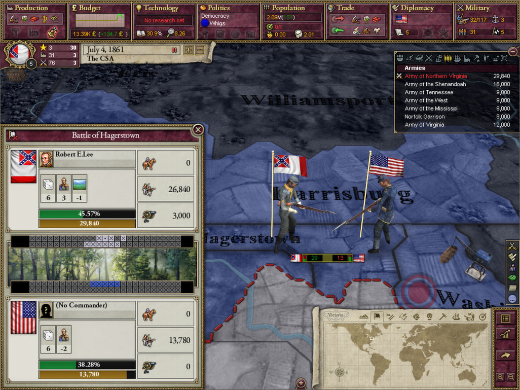 Victoria II: A House Divided - PC (Steam) — скриншот 2