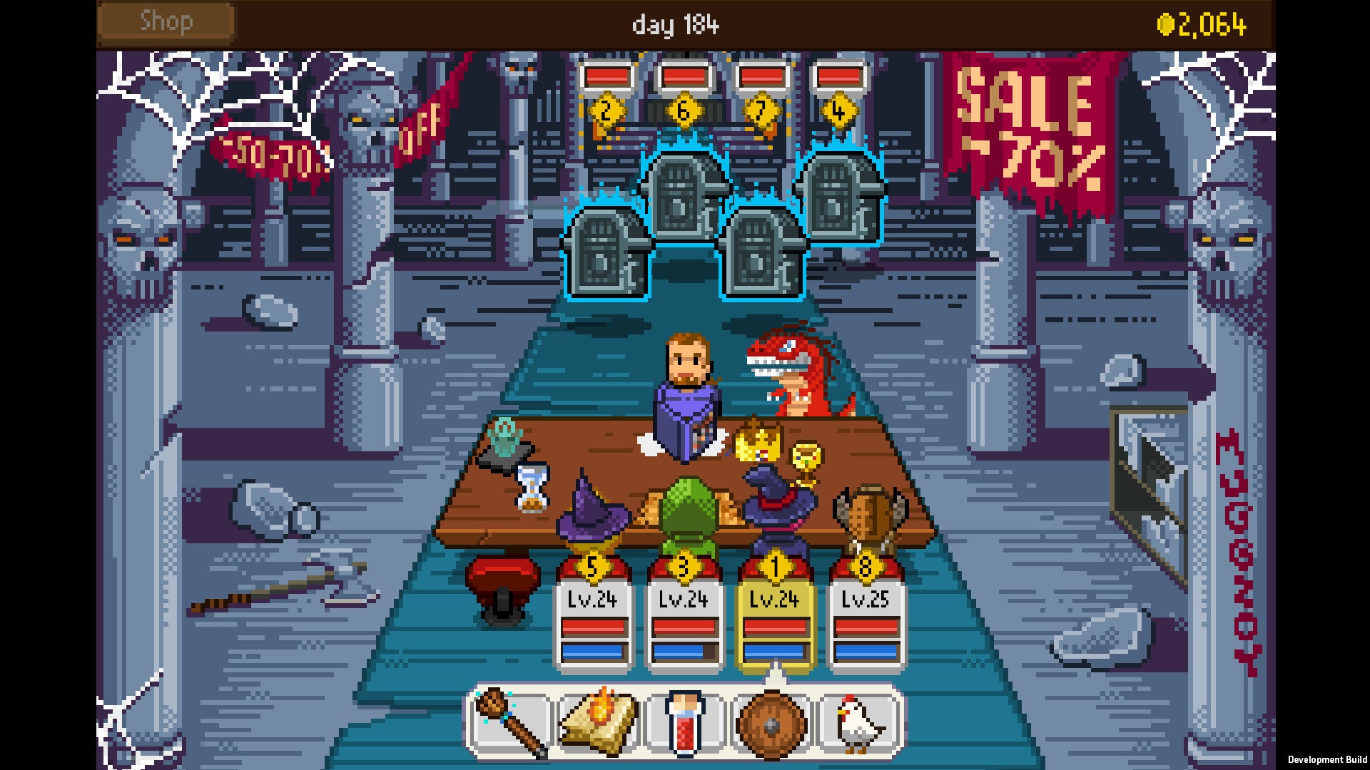 Knights of Pen and Paper - Haunted Fall DLC - PC (Steam) — screenshot 3