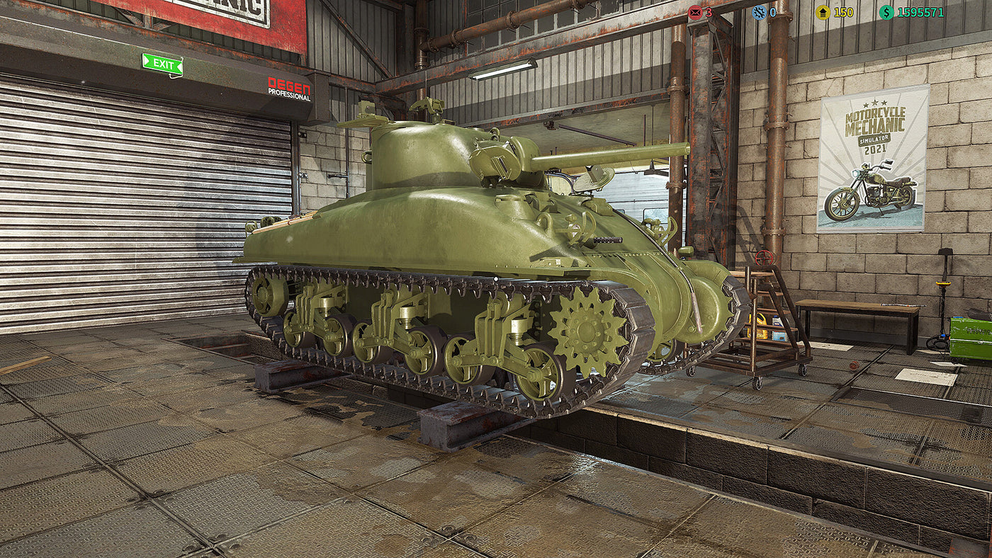 Tank Mechanic Simulator - Shermans DLC - PC (Steam) — скриншот 3