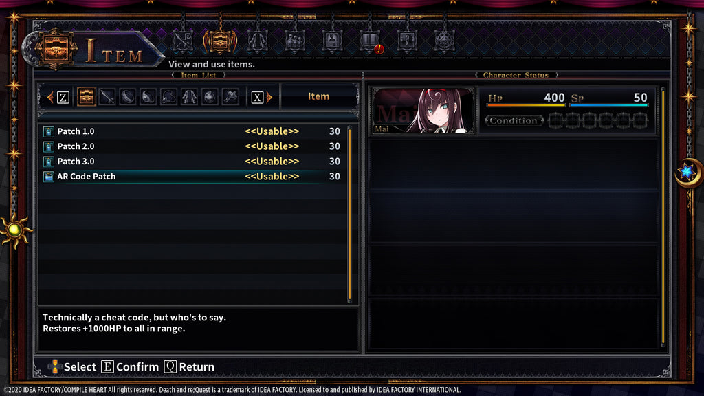 Death end re;Quest 2 - Deluxe Helping Hand Set DLC - PC (Steam) — screenshot 2