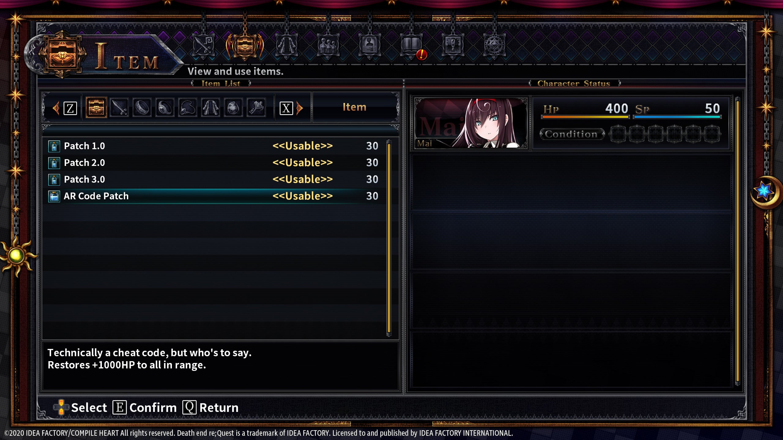 Death end re;Quest 2 - Deluxe Helping Hand Set DLC - PC (Steam) — screenshot 2