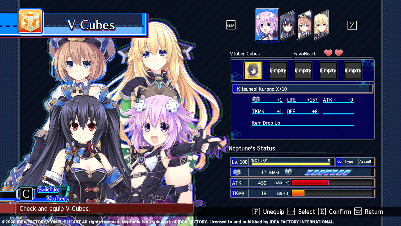 Neptunia Virtual Stars - Electronic Fairy Project x Kokounoakumu-Nightmare- Pack DLC - PC (Steam) — скриншот 3