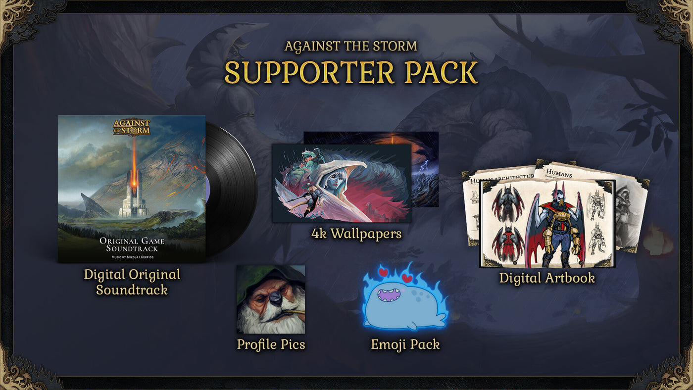 Against the Storm - Supporter Pack DLC - PC (Steam) — скриншот 1