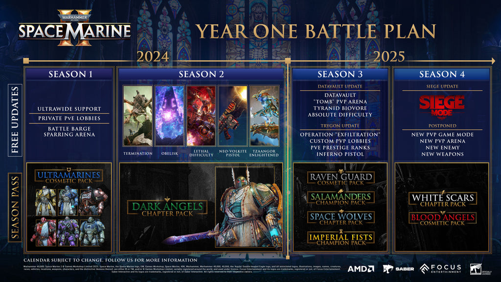 Warhammer 40,000: Space Marine 2 - Season Pass - PC (Steam) — screenshot 1