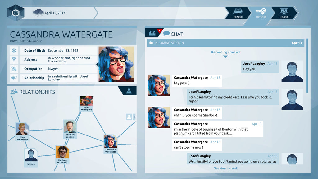 Orwell: Keeping an Eye On You - PC (Steam) — screenshot 2