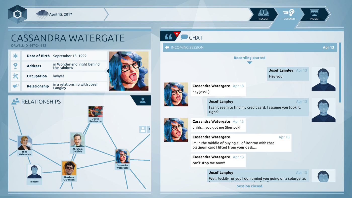 Orwell: Keeping an Eye On You - PC (Steam) — скриншот 2