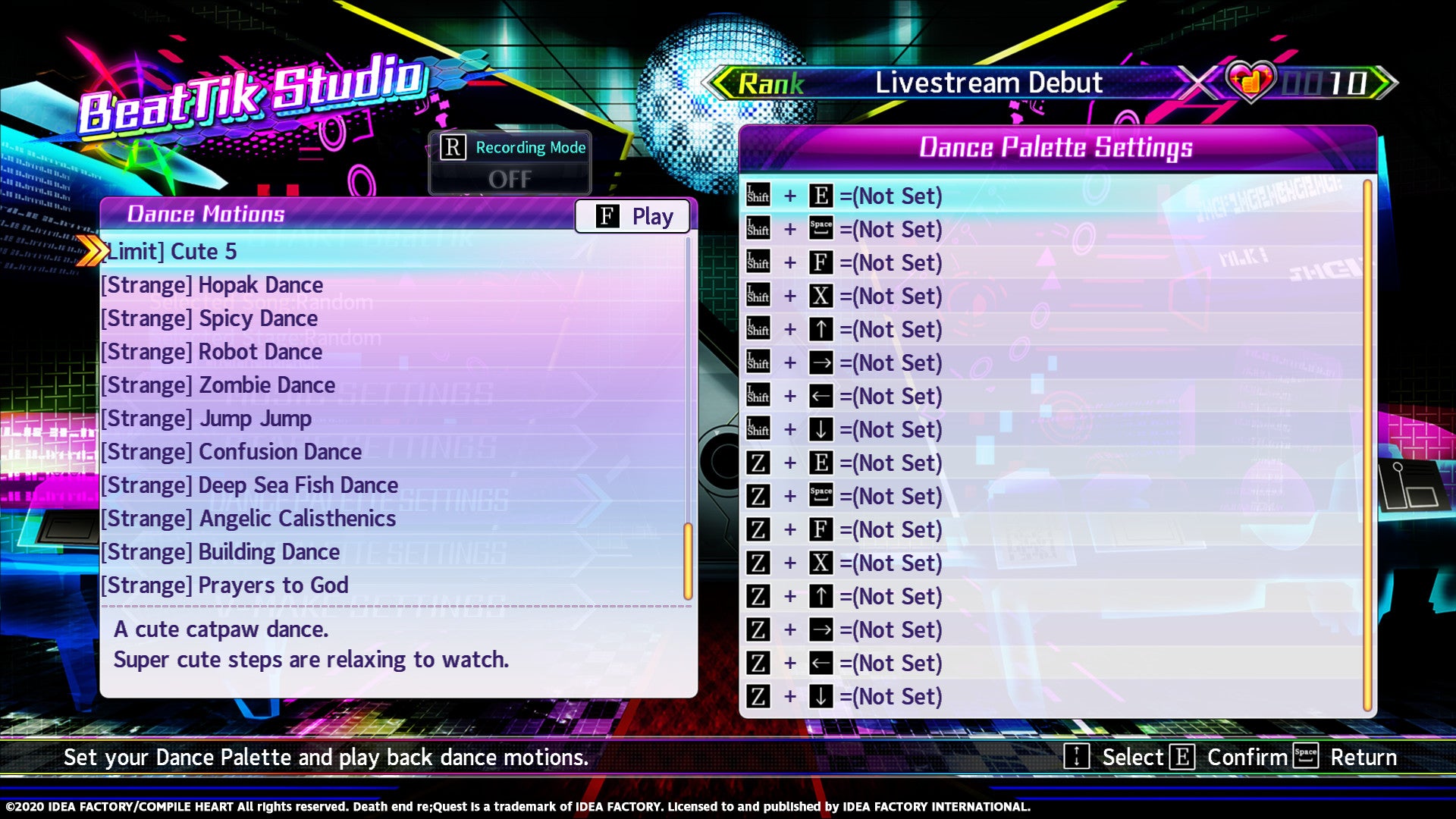 Neptunia Virtual Stars - Unlock All BeatTik Dances DLC - PC (Steam) — screenshot 2