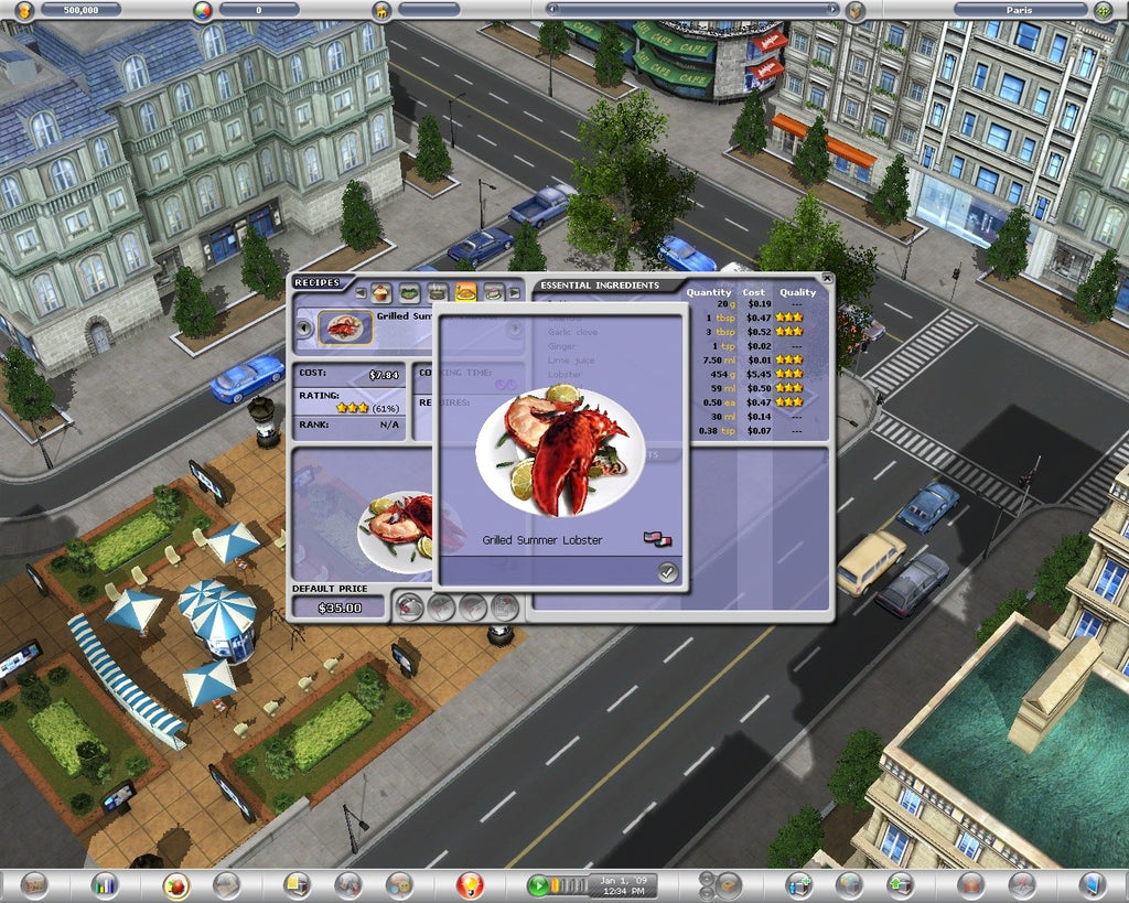 Restaurant Empire II - PC (Steam) — screenshot 1