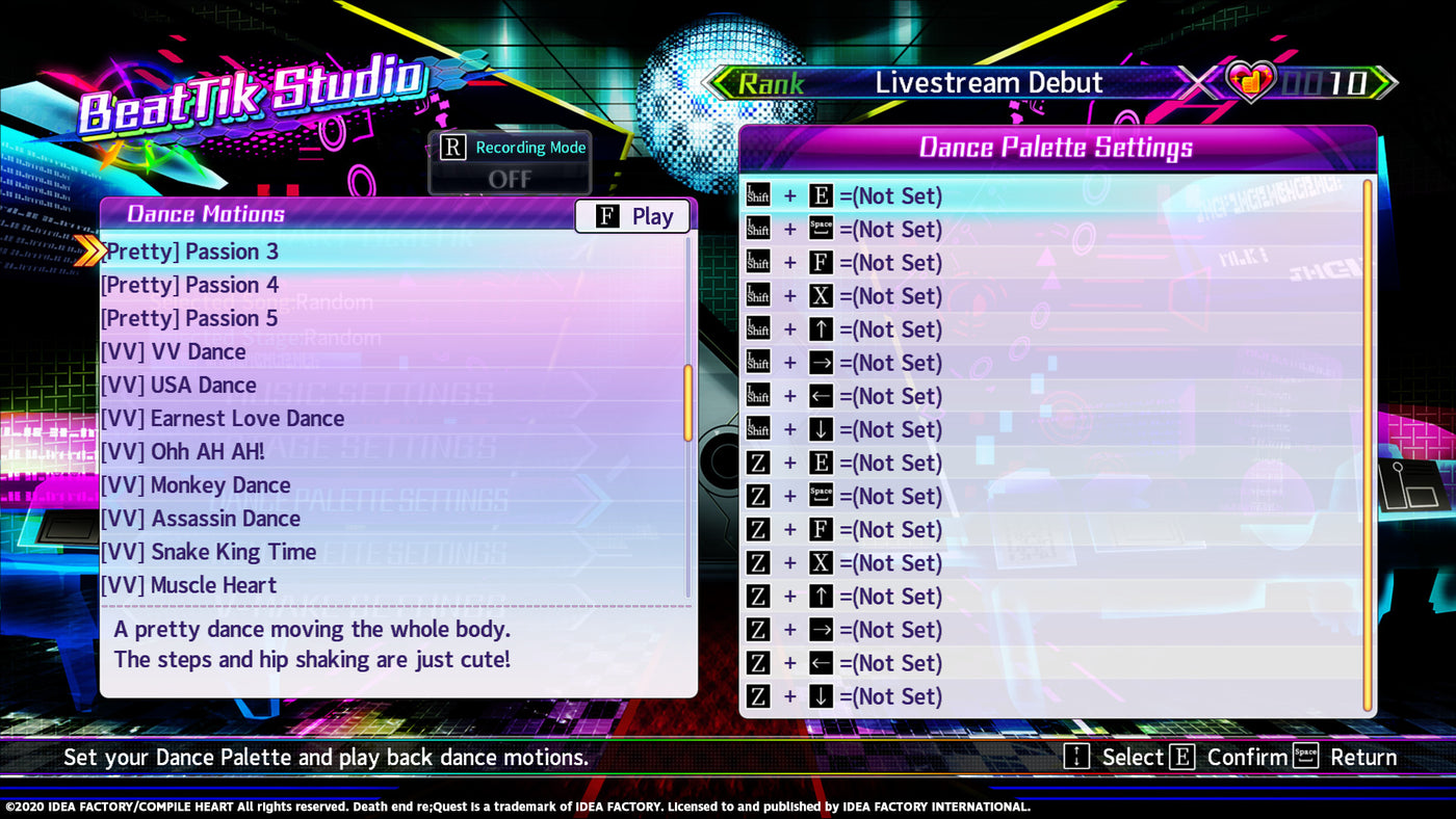 Neptunia Virtual Stars - Unlock All BeatTik Dances DLC - PC (Steam) — скриншот 3
