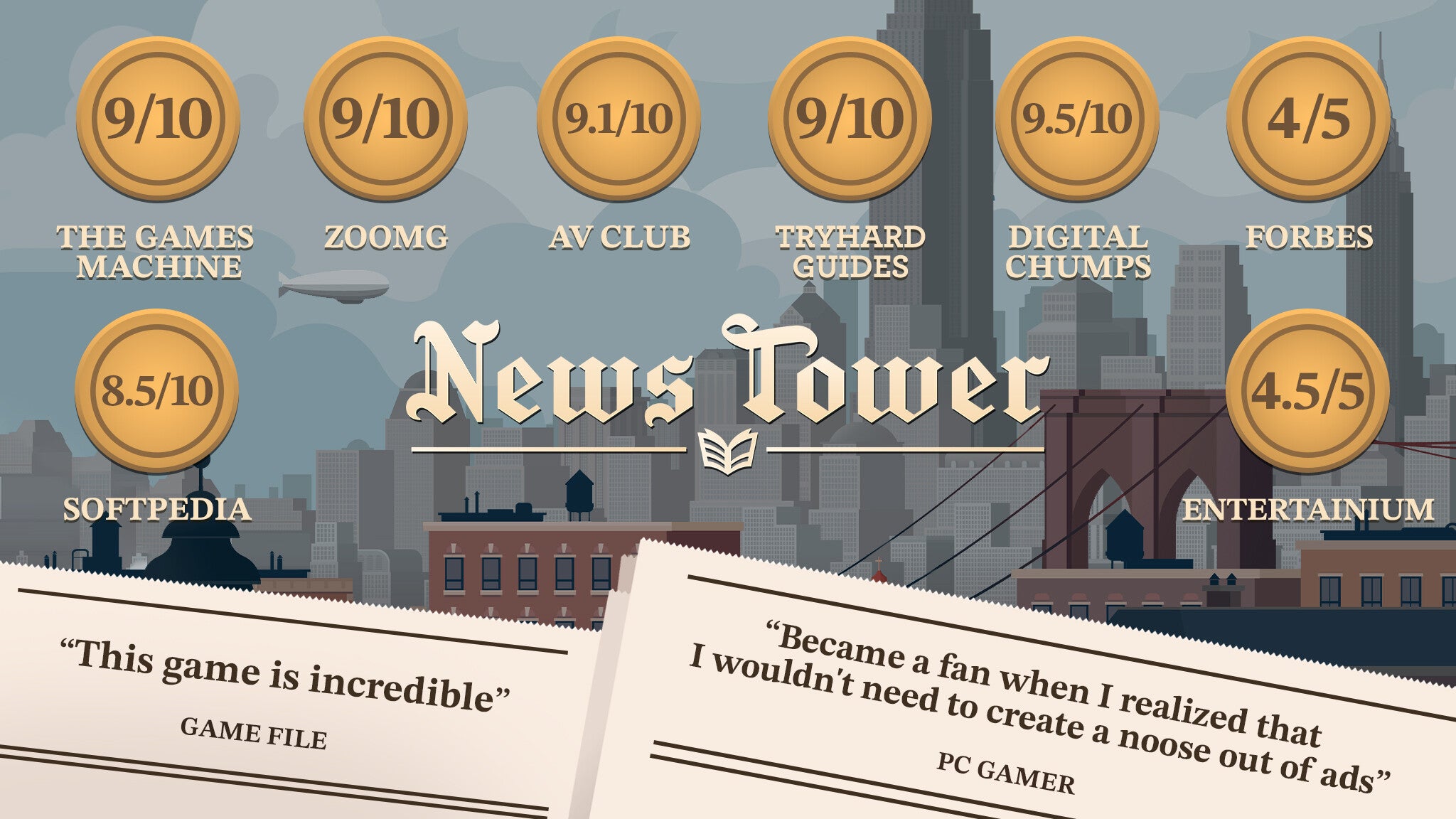 News Tower - PC (Steam) — screenshot 1