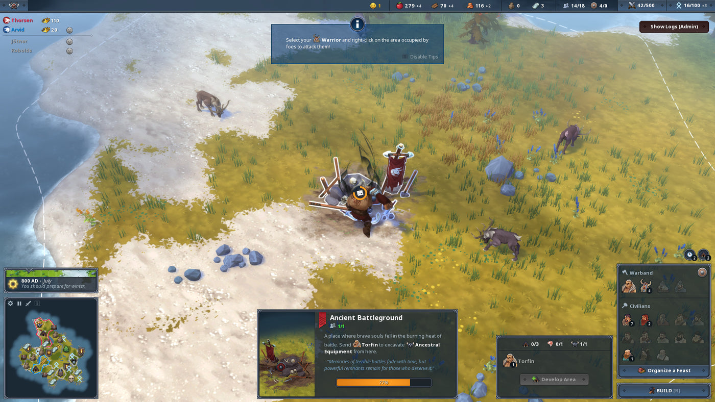 Northgard - Himminbrjotir Clan of the Ox DLC - PC (Steam) — скриншот 3