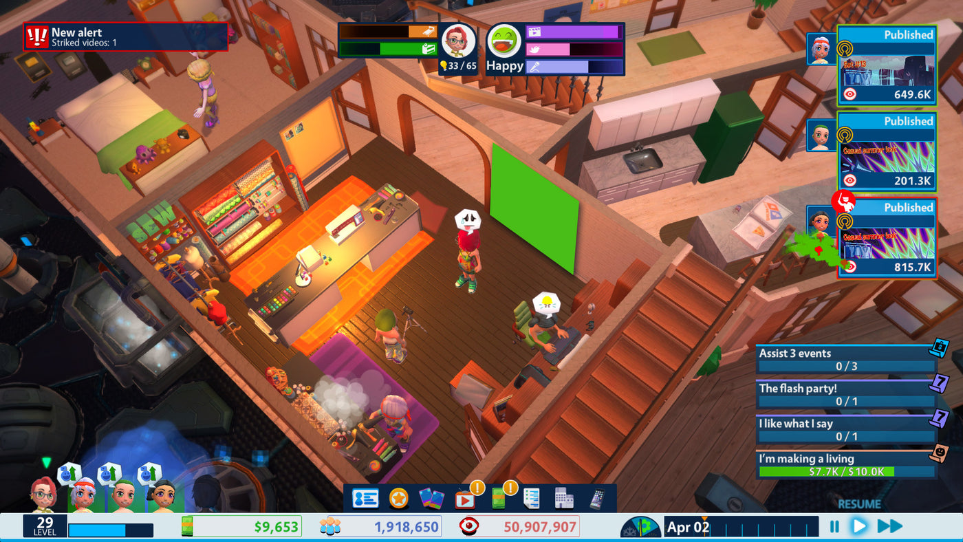 Youtubers Life - PC (Steam) — скриншот 1