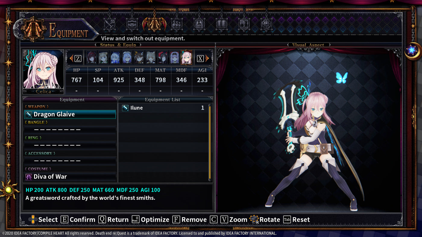 Death end re;Quest 2 - Ultimate Weapon Set - PC (Steam) — скриншот 1
