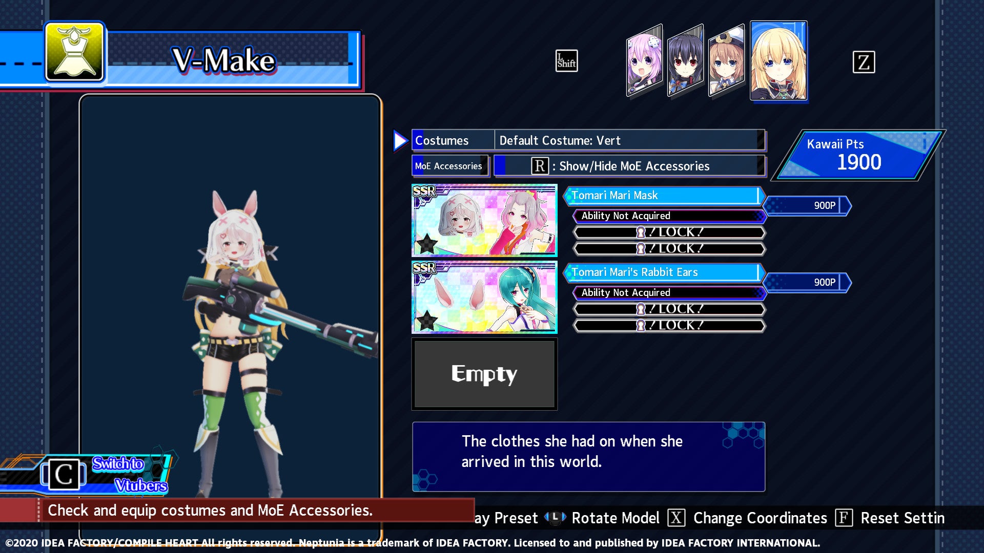 Neptunia Virtual Stars - Tomari Mari Pack DLC - PC (Steam) — screenshot 2