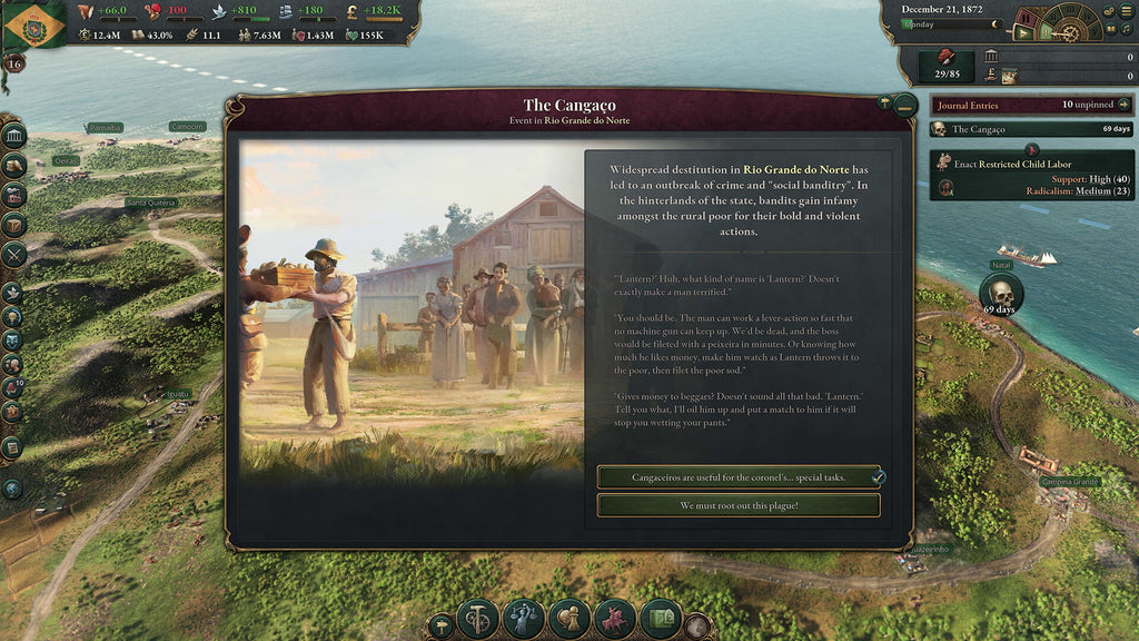 Victoria 3: Colossus of the South DLC - PC (Steam) — screenshot 2