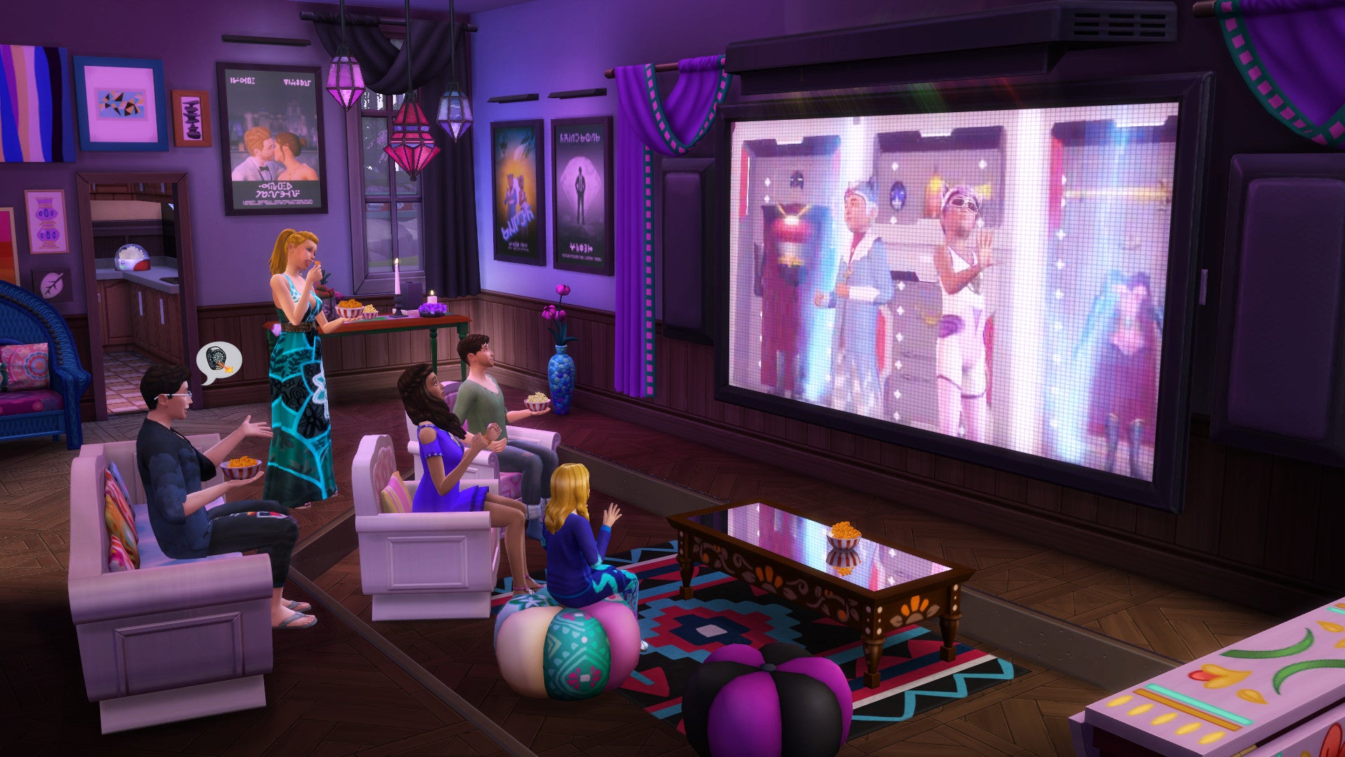 The Sims™ 4 Movie Hangout Stuff - PC (EA) — screenshot 1
