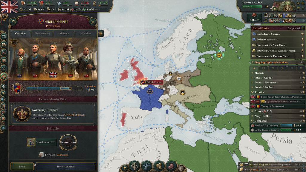 Victoria 3 - PC (Steam) — screenshot 1