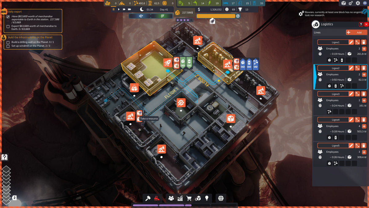 Space Drilling Station - PC (Steam) — скриншот 2