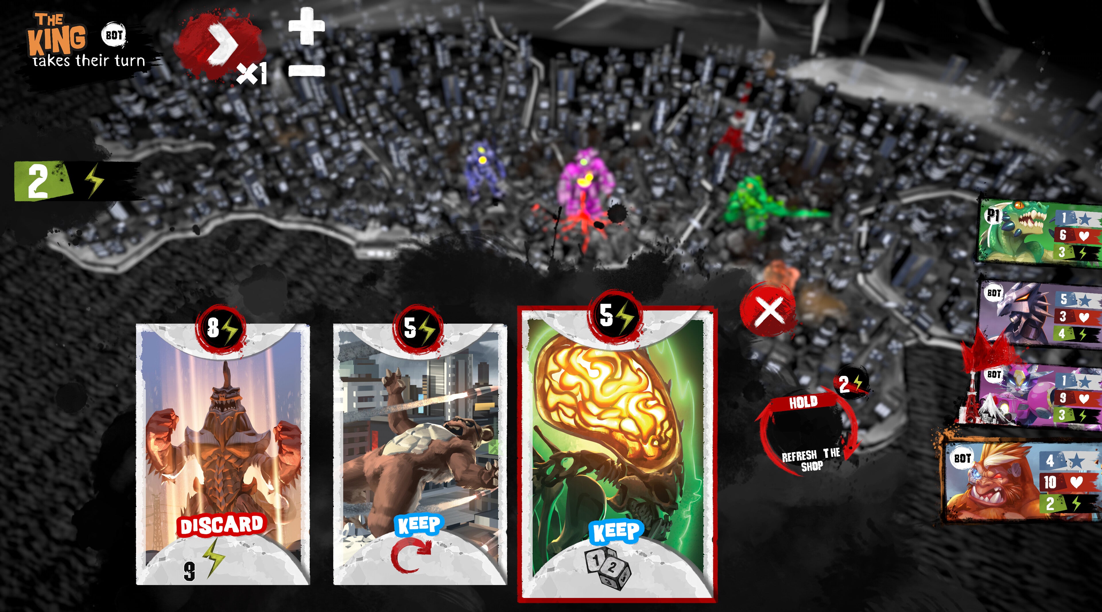 King of Tokyo - Richard Garfield - PC (Steam) — screenshot 3