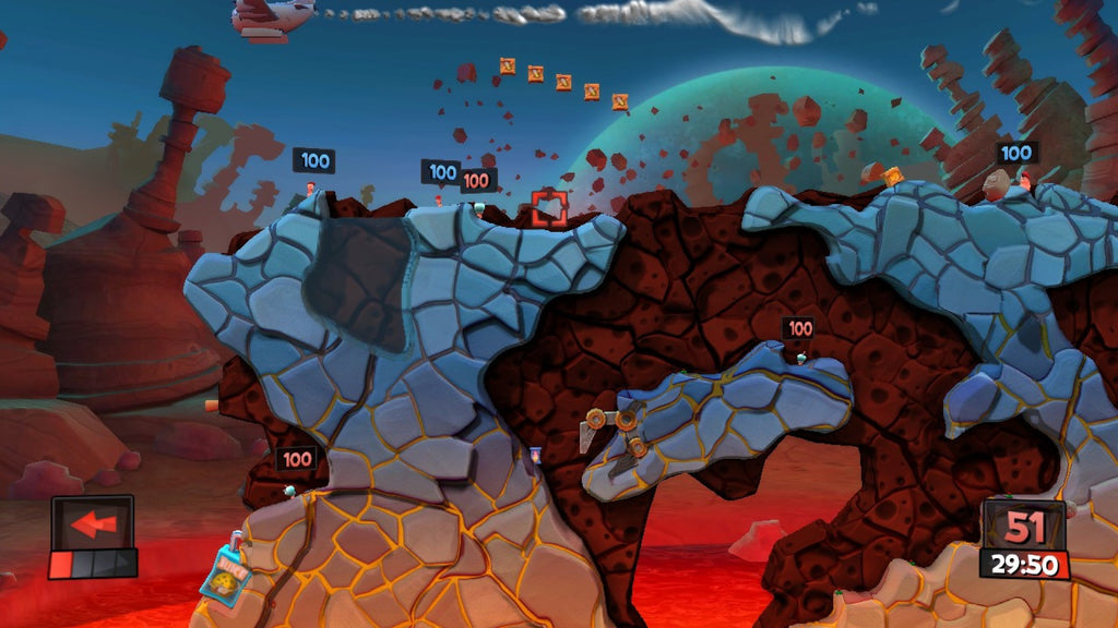 Worms Revolution - Mars Pack DLC - PC (Steam) — screenshot 3