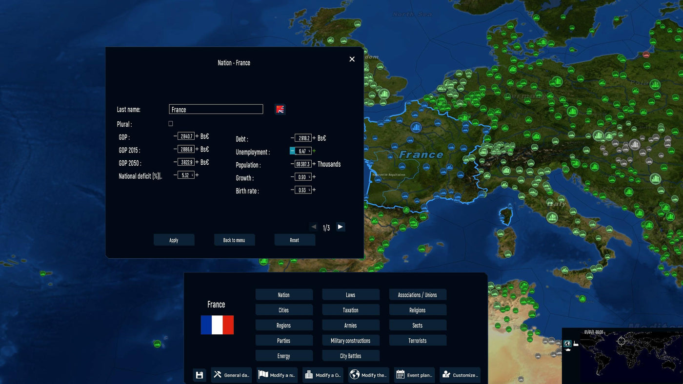 Modding Tool Add-on - Geo-Political Simulator 5 - PC (Steam) — скриншот 2