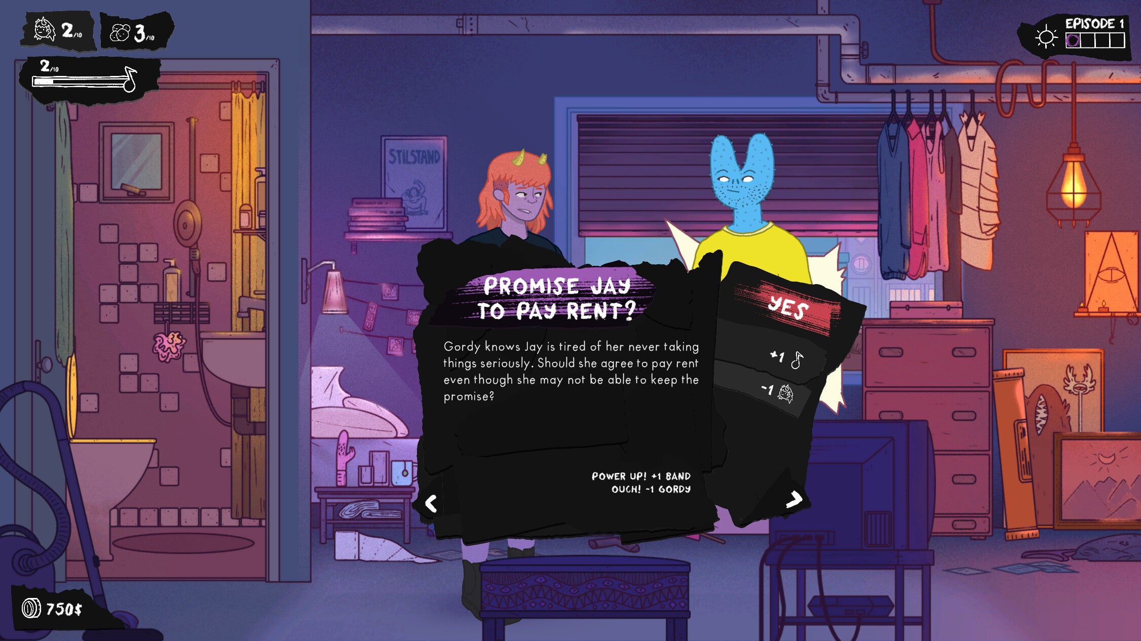 Dead Pets: A Punk Rock Slice of Life Sim - PC (Steam) — screenshot 3