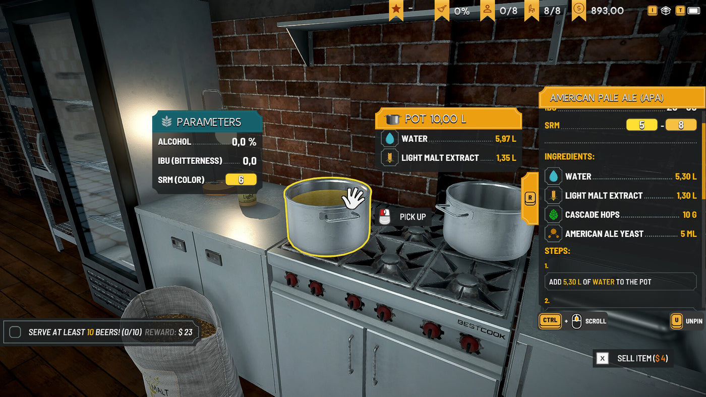 Brewpub Simulator - PC (Steam) — скриншот 2