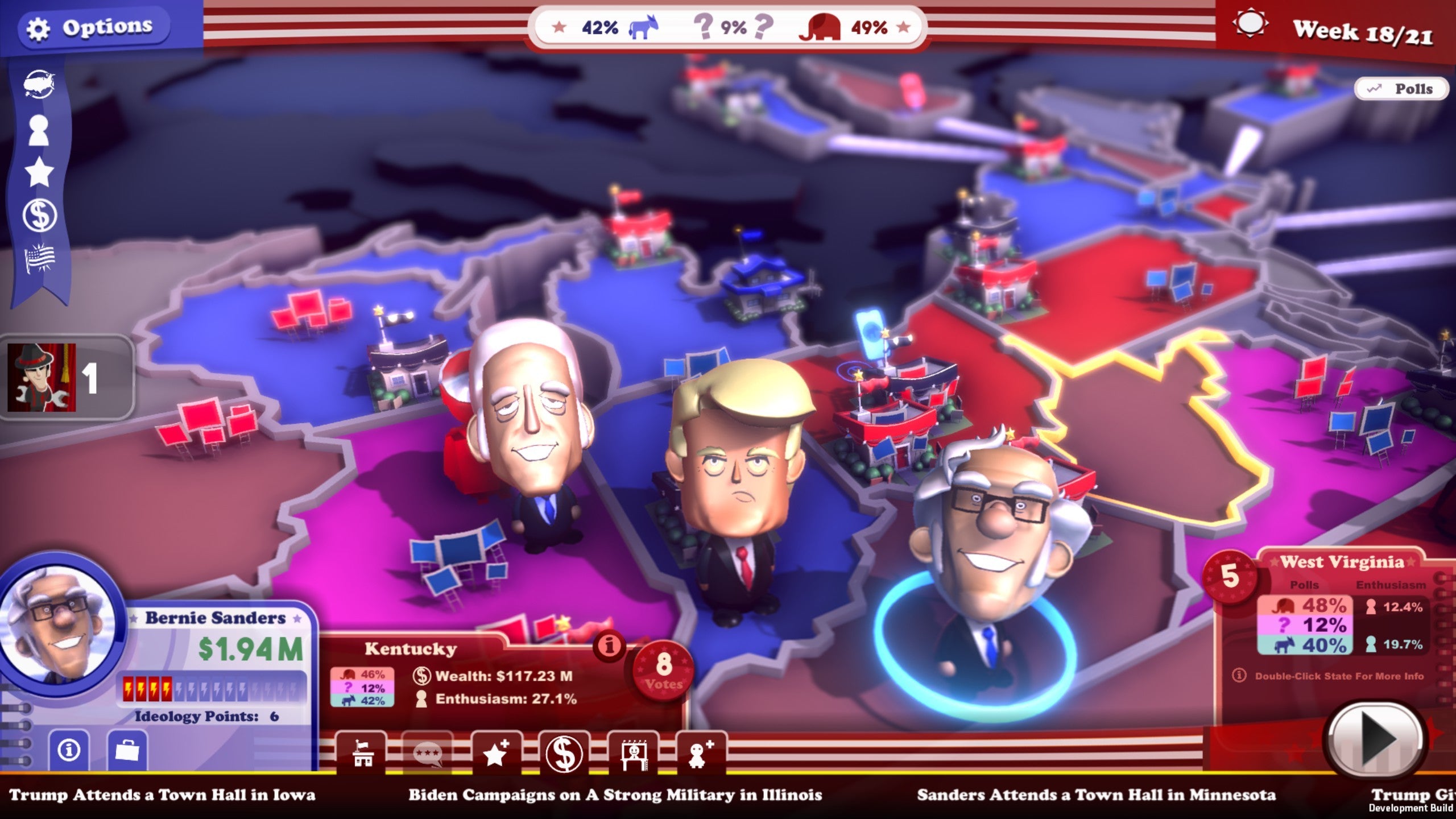 The Political Machine 2020 - PC (Steam) — screenshot 2