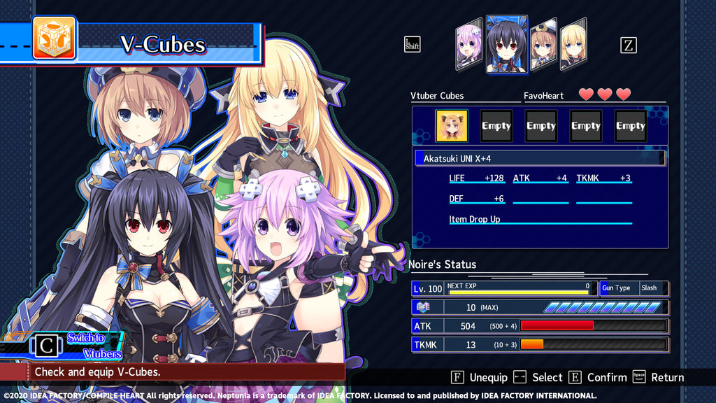 Neptunia Virtual Stars - Akatsuki UNI Pack DLC - PC (Steam) — screenshot 3