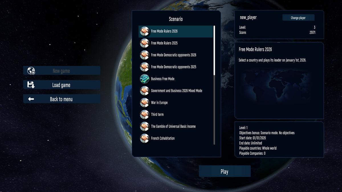 Geo-Political Simulator 2026 Edition LATAM - PC (Steam) — скриншот 2