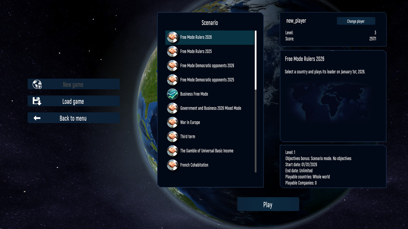 Geo-Political Simulator 2026 Edition - PC (Steam) — скриншот 2