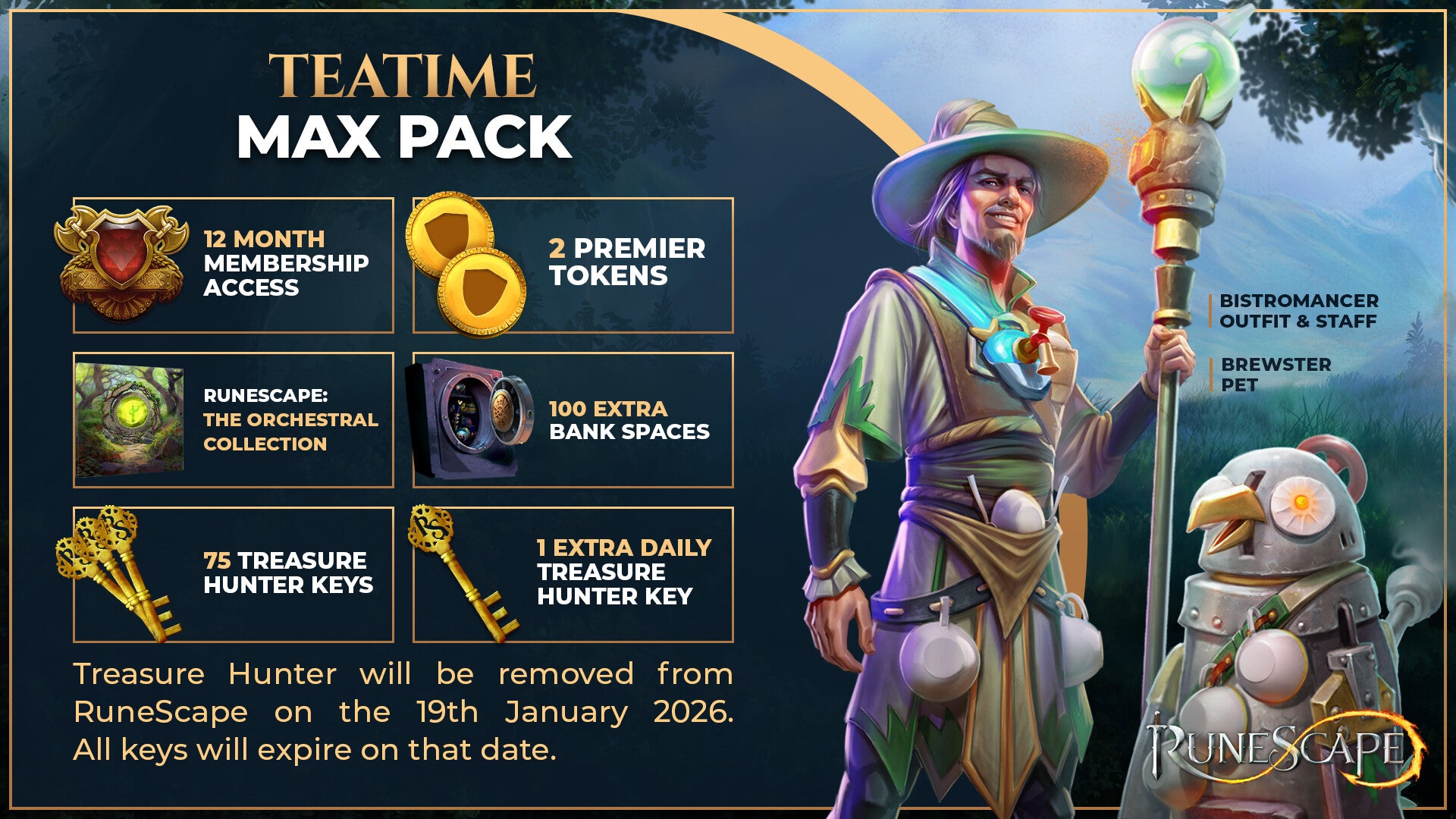 RuneScape Teatime Max Pack DLC - PC (Steam) — screenshot 1