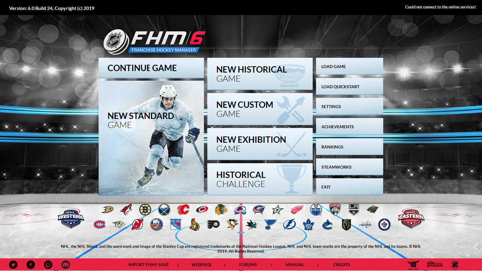 Franchise Hockey Manager 6 - PC (Steam) — screenshot 1