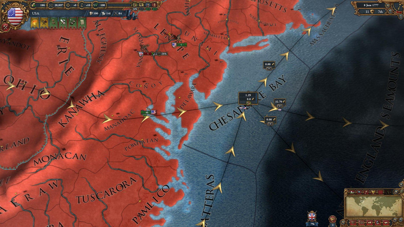 Europa Universalis IV: American Dream - PC (Steam) — скриншот 1