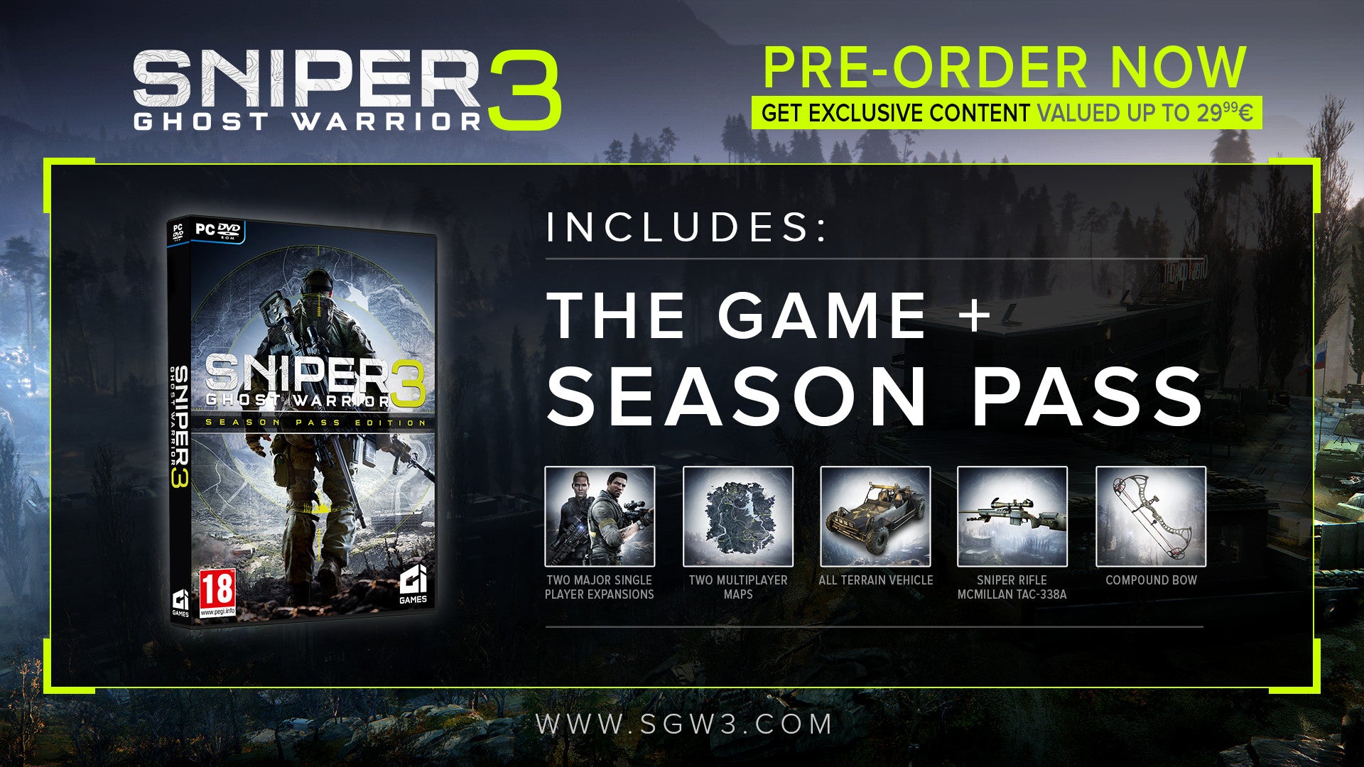 Sniper Ghost Warrior 3 Season Pass Edition - PC (Steam) — screenshot 1