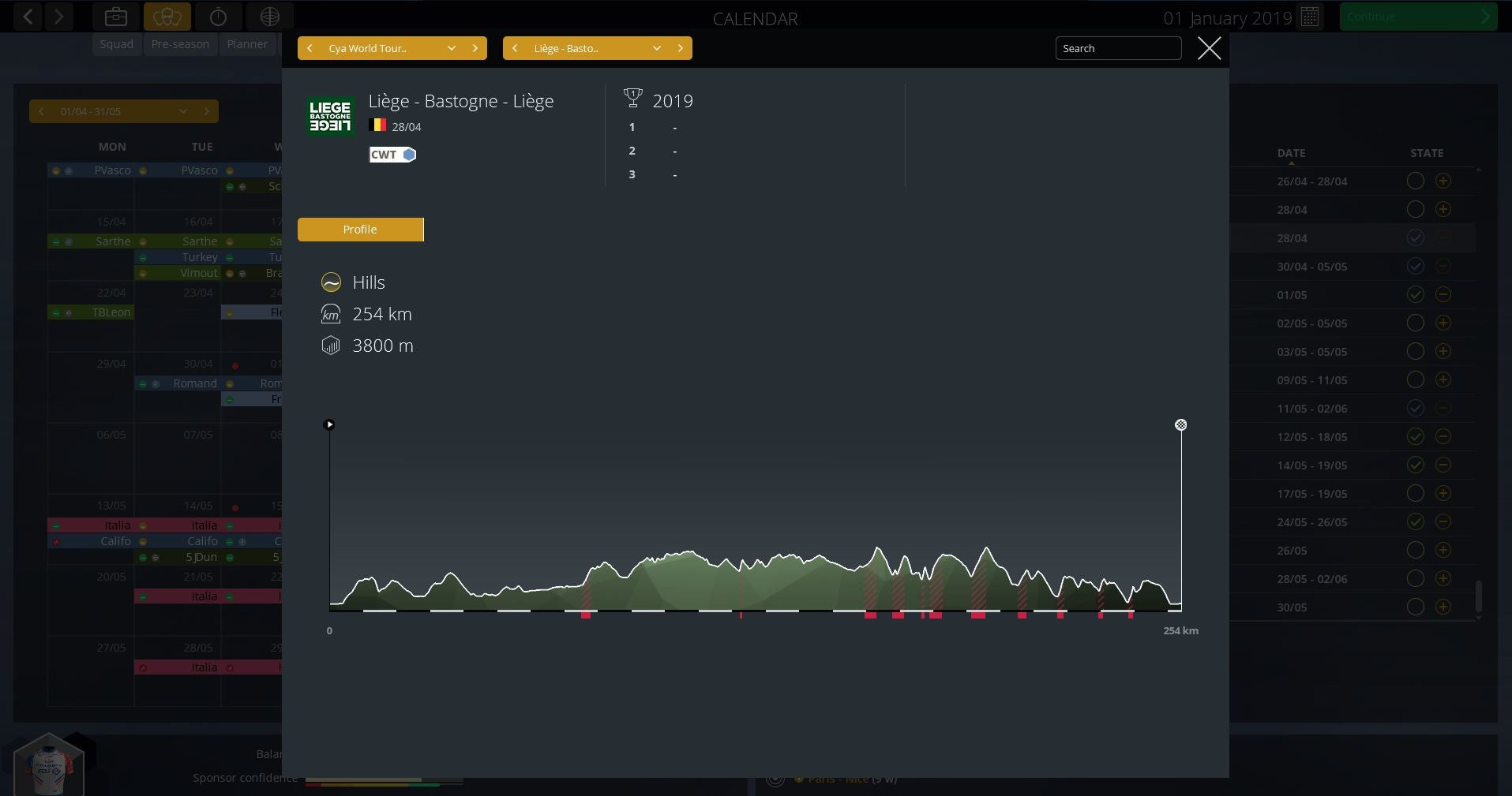 Pro Cycling Manager 2019 screenshot