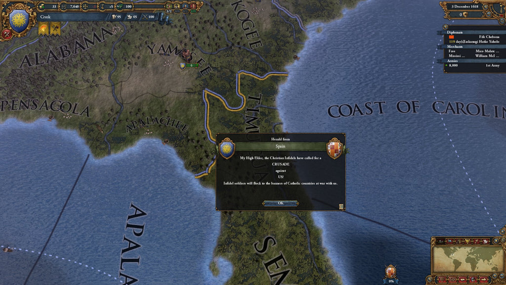 Europa Universalis IV - Conquest of Paradise DLC - PC (Steam) — screenshot 3