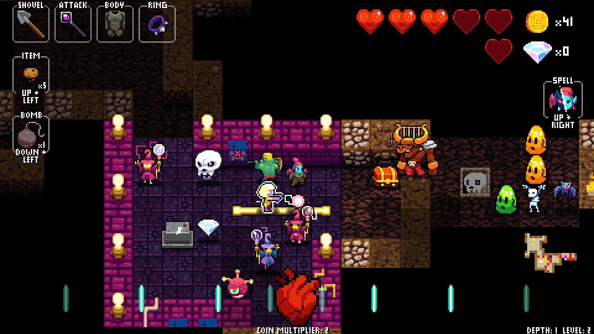 Crypt of the NecroDancer - AMPLIFIED DLC - PC (Steam) — screenshot 1