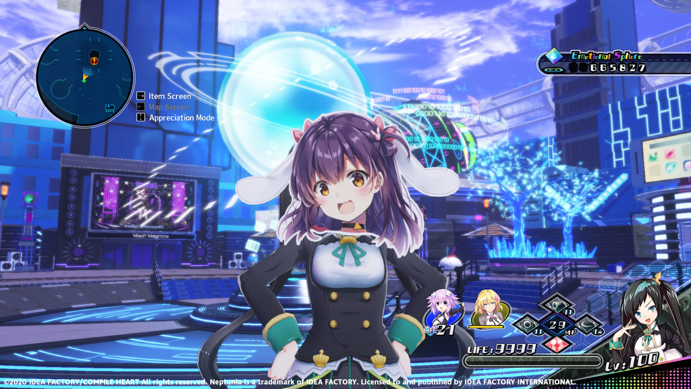 Neptunia Virtual Stars - Hibiki Ao Pack DLC - PC (Steam) — скриншот 1