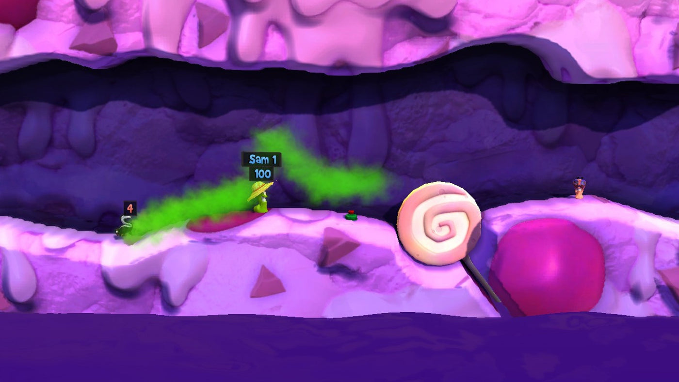 Worms Revolution: Funfair DLC - PC (Steam) — скриншот 3
