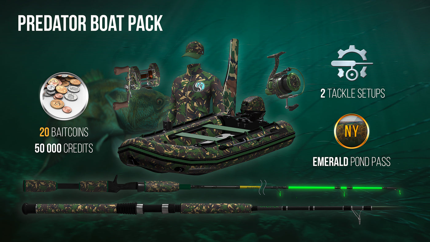 The Fisherman - Fishing Planet: Predator Boat Pack DLC - PC (Steam) — скриншот 1