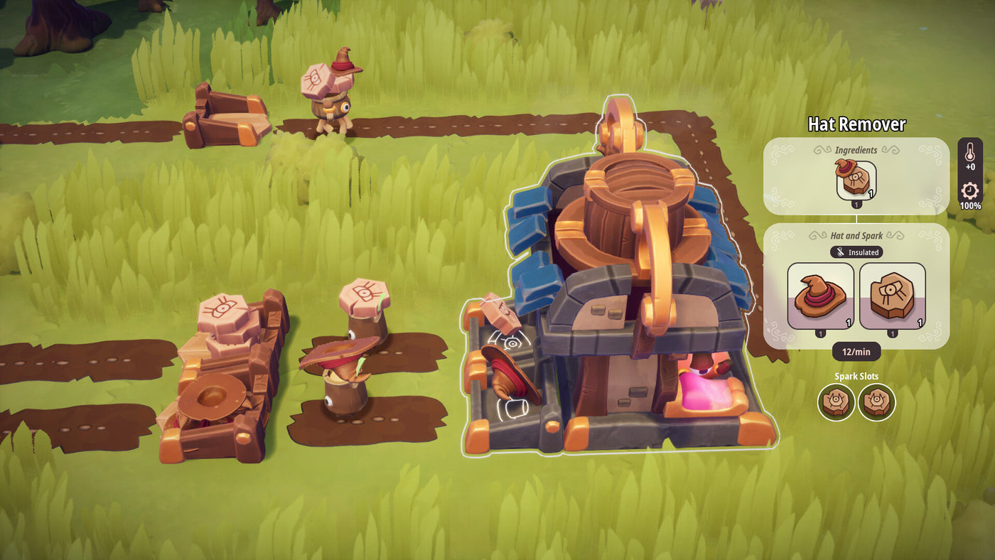 Oddsparks: An Automation Adventure - Hats & Helmets DLC - PC (Steam) — скриншот 3