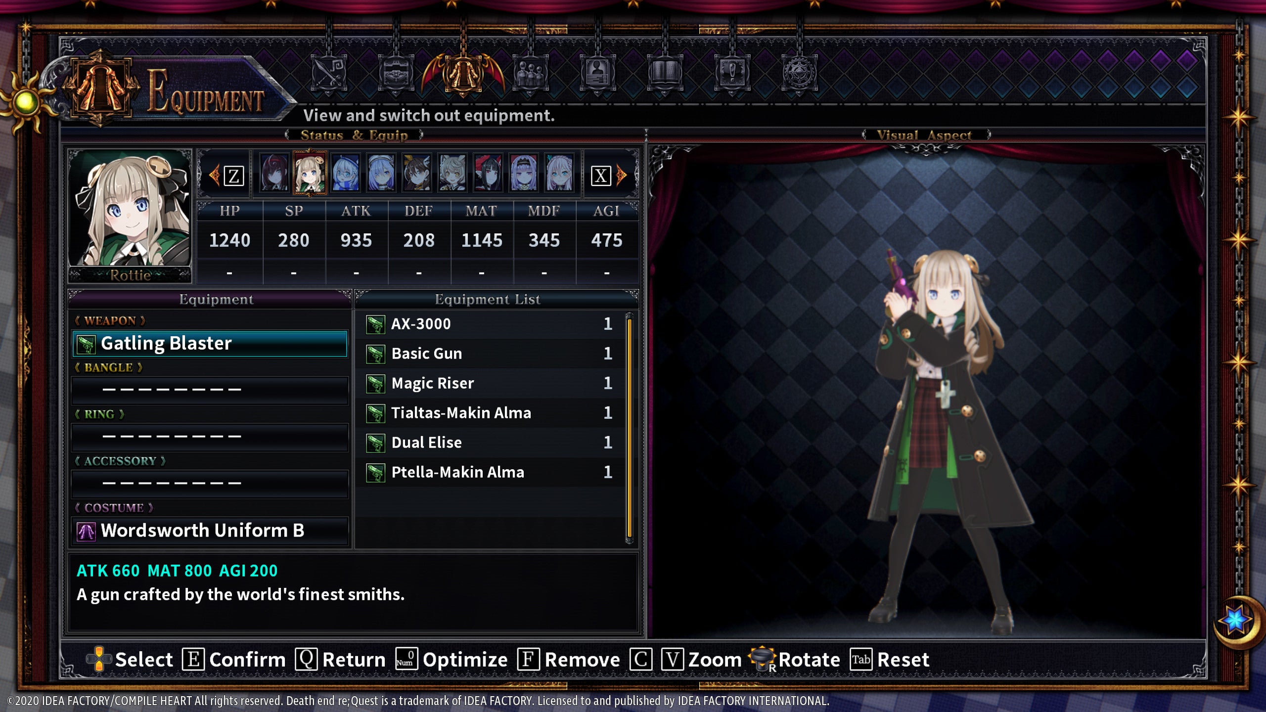 Death end re;Quest 2 - Ultimate Weapon Set DLC - PC (Steam) — screenshot 2