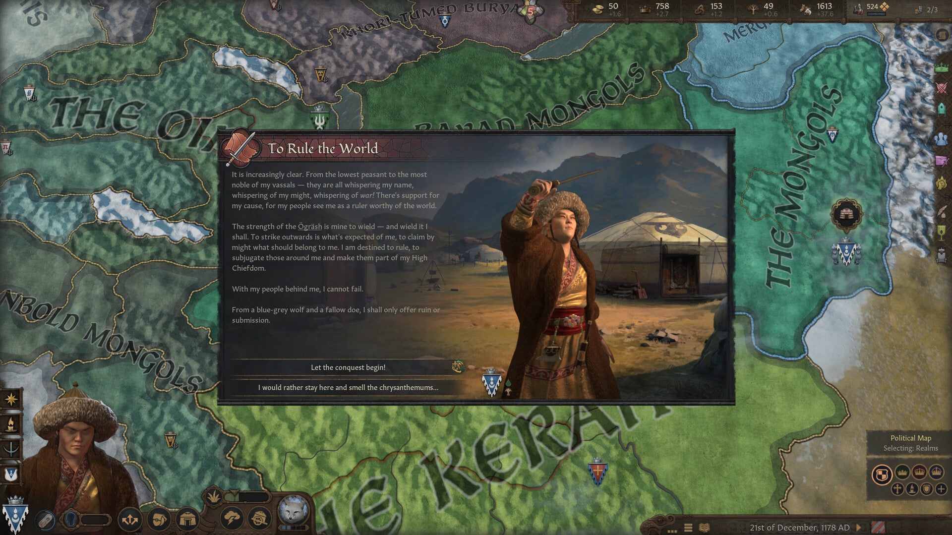 Crusader Kings III: Khans of the Steppe screenshot