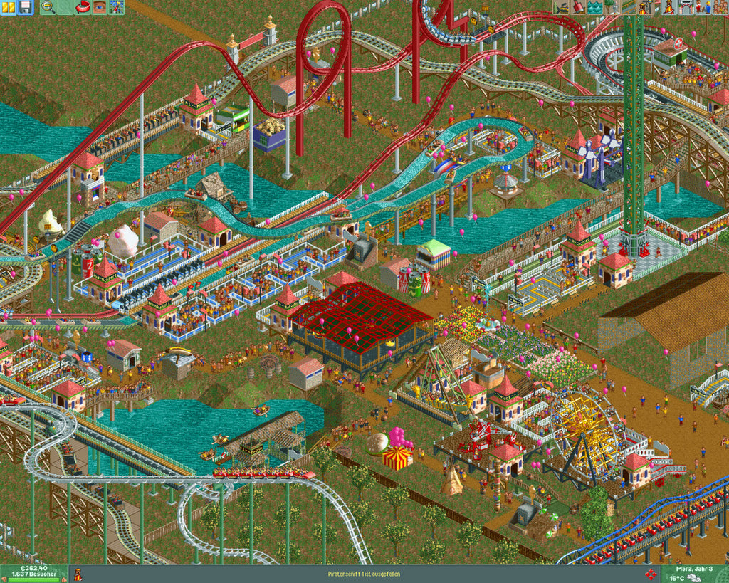RollerCoaster Tycoon 2: Triple Thrill Pack - PC (Steam) — screenshot 2