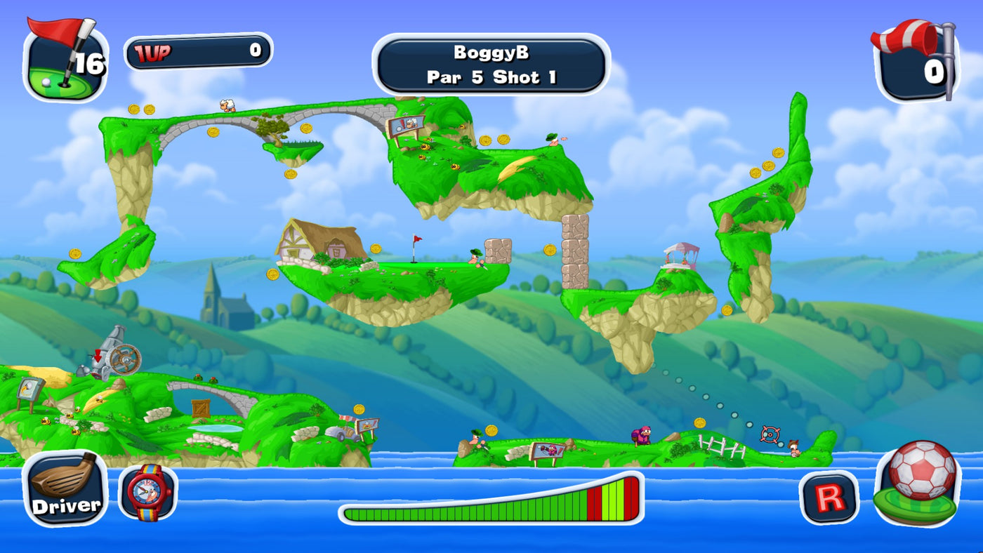 Worms Crazy Golf - PC (Steam) — скриншот 3