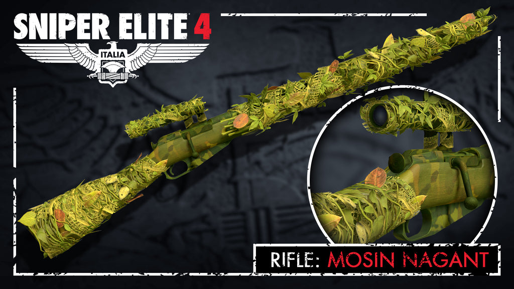 Sniper Elite 4 - Camouflage Rifles Skin Pack DLC - PC (Steam) — screenshot 2