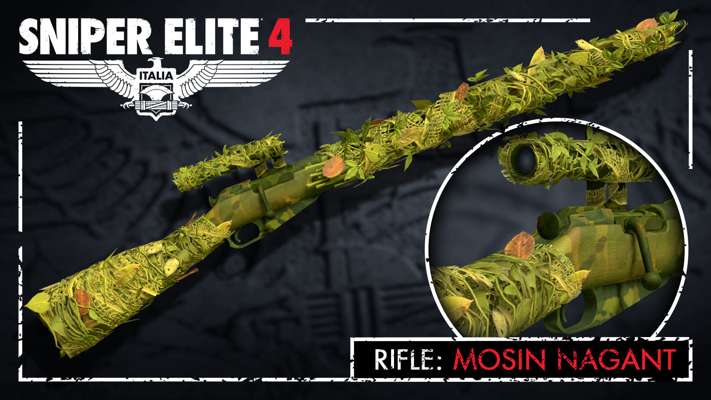 Sniper Elite 4 - Camouflage Rifles Skin Pack DLC - PC (Steam) — скриншот 2